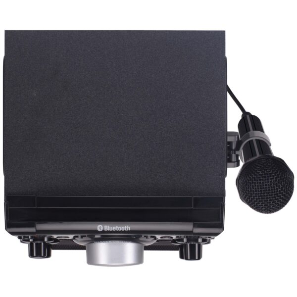Karaoke USA GQ410 Portable MP3 Karaoke Player with Bluetooth, PA, and Built-In Battery - Image 7